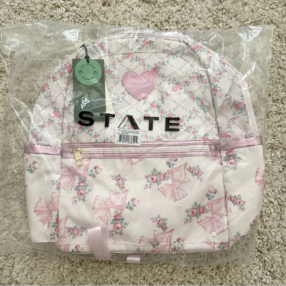LOVESHACKFANCY STATE BACKPACK VIRAL ROSA BEAUX